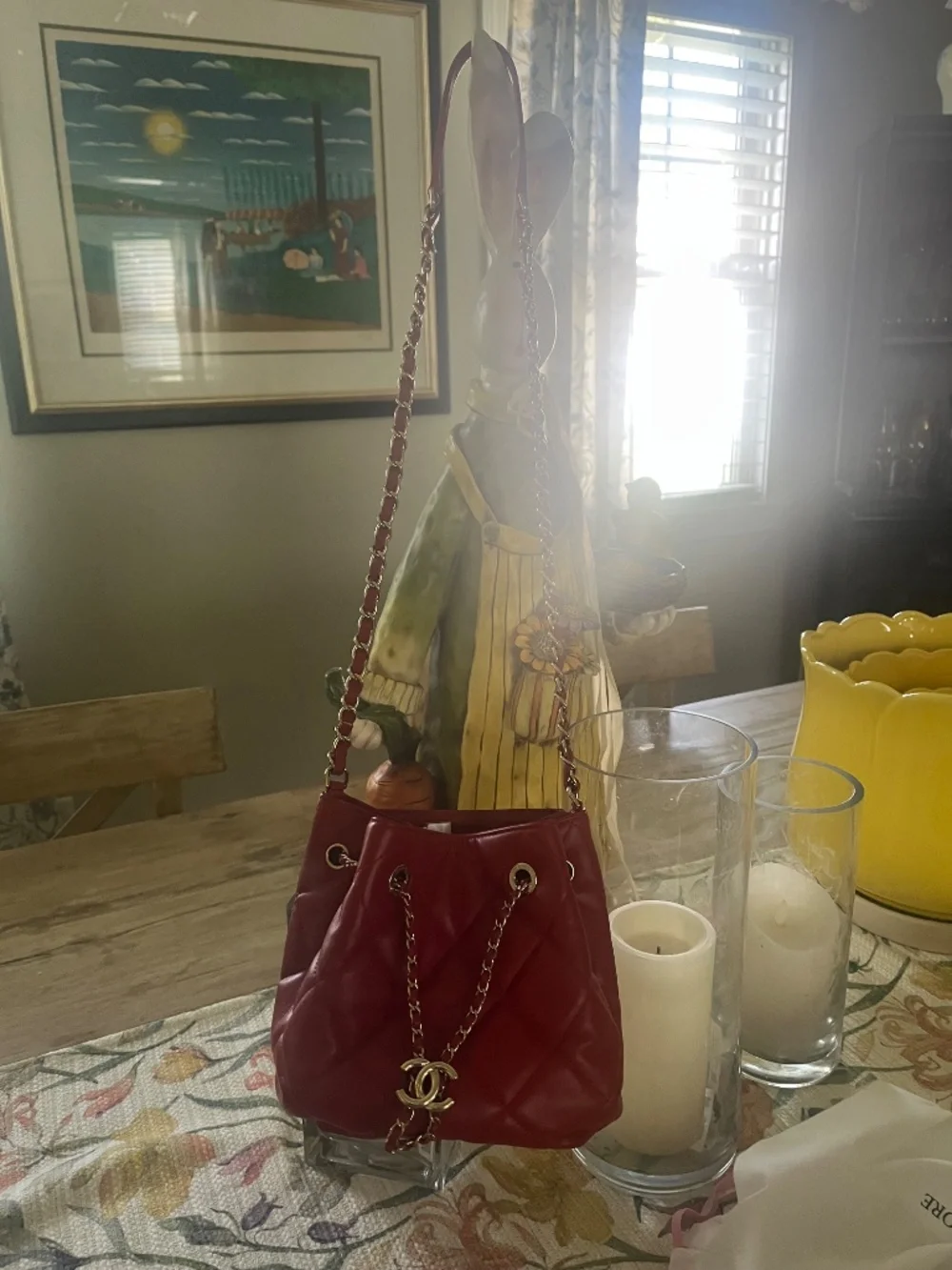 Chanel small bucket bag